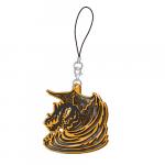 Monster Hunter Kushala Daora Arch Tempered Stained Glass Metal Phone Strap
