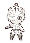 Cells at Work White Blood Cell Rubber Phone Strap