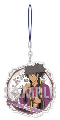 Tales of Vesperia Raven Round Acrylic Phone Strap