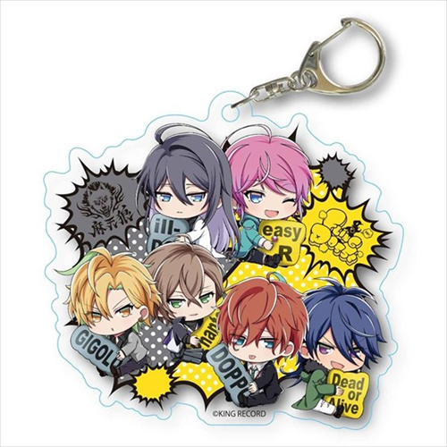 Hypnosis Mic Fling Posse and Matenrou Group Acrylic Key Chain