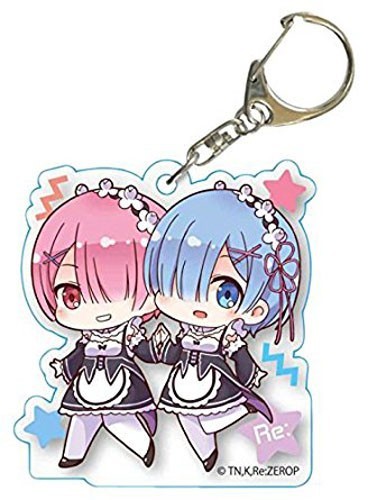 Re:Zero Rem and Ram Acrylic Key Chain picture