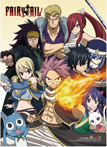 Fairy Tail Group Season 7 Wall Scroll Poster