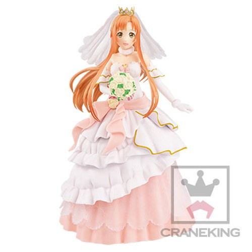 Sword Art Online 8'' Asuna Wedding Ver. EXQ Banpresto Prize Figure picture