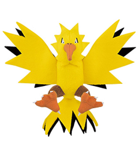 Pokemon 6'' Zapdos Banpresto Prize Plush picture