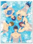 Free! - Iwatobi Swim Club Swimming Fleece Throw Blanket