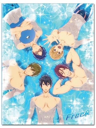 Free! - Iwatobi Swim Club Swimming Fleece Throw Blanket picture