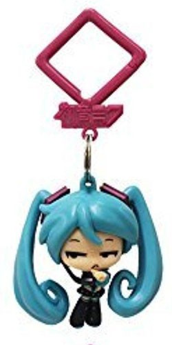 Vocaloid 2'' Hatsune Miku Skeptical Hanger Figure Bag Clip Key Chain