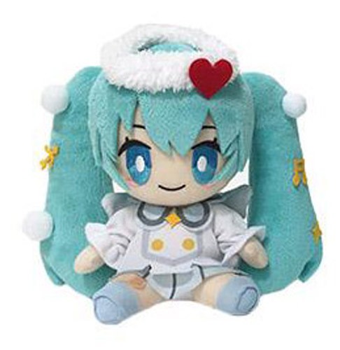 Vocaloid 6'' Hatsune Miku Winter Image White Outfit Prize Plush picture