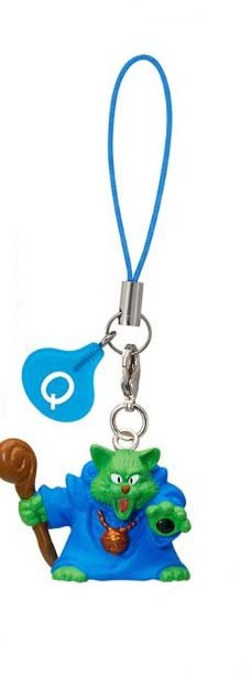 Dragon Quest CatMage Blue Mascot Phone Strap picture