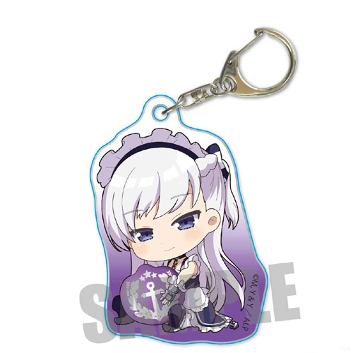 Azur Lane Belfast Gyugyutto Acrylic Key Chain
