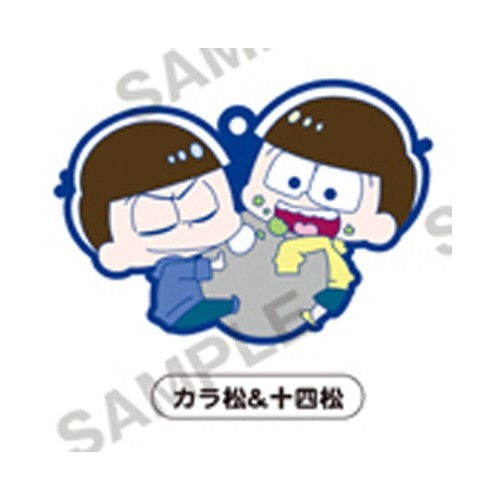 Osomatsu-san Jyushimatsu, Karamatsu PitaColle Rubber Phone Strap