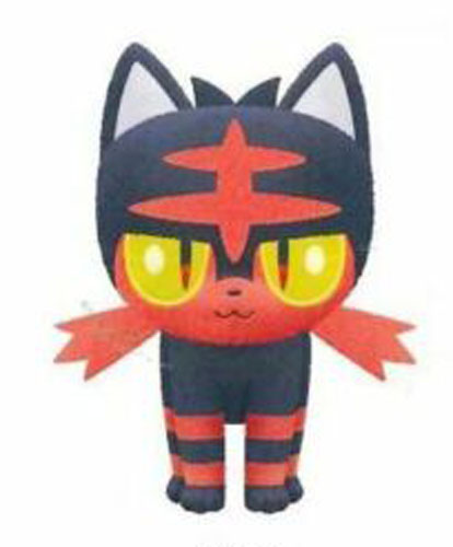 Pokemon Sun and Moon 6'' Litten Prize Plush picture