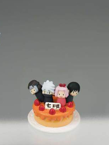 Naruto and Kakashi Orange Cake Petit Chara Land 1'' Cake Mini Figure Only