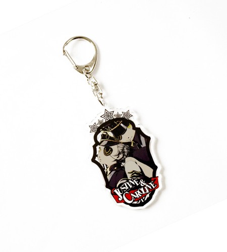 Persona 5 Justine and Caroline Acrylic Key Chain