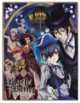 Black Butler Book of Circus Fleece Throw Blanket