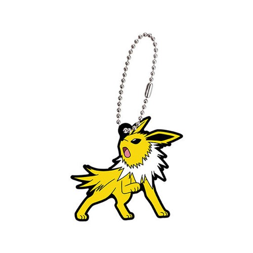 Pokemon Jolteon Eevolution Gashapon Rubber Key Chain