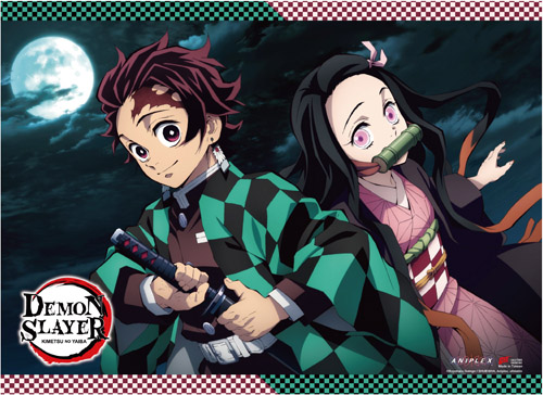 Demon Slayer Tanjiro and Nezuko Wall Scroll Poster