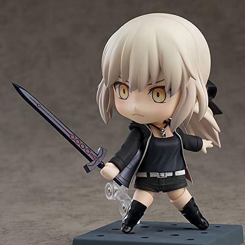 Fate Grand Order Saber Altria Pendragon Alter Shinjuku Ver. And Cuirassier Noir Nendoroid Action Figure #1142-DX picture