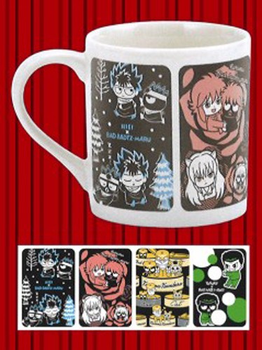 Yu Yu Hakusho X Badtz Maru 4 Panel Coffee Mug Cup