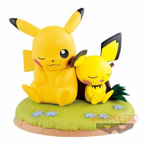 Pokemon 6'' Pikachu and Pichu Banpresto Prize Figure picture