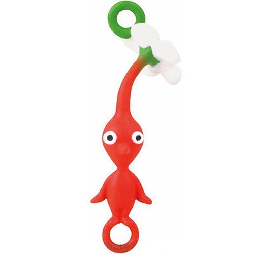 Pikman Red Flower Ver. Mini Mascot Fastener Charm