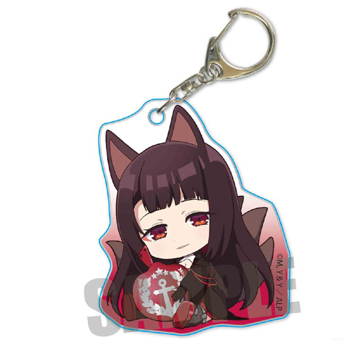 Azur Lane Akagi Gyugyutto Acrylic Key Chain