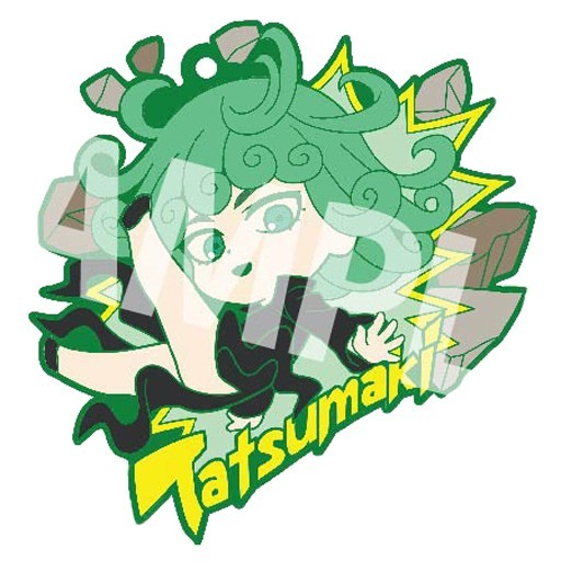 One Punch Man Senritsu no Tatsumaki Rubber Phone Strap picture