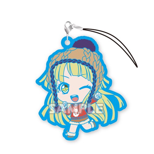Bang Dream Tsurumaki Kokoro Hello Happy World Vol. 2 Gashapon Rubber Phone Strap