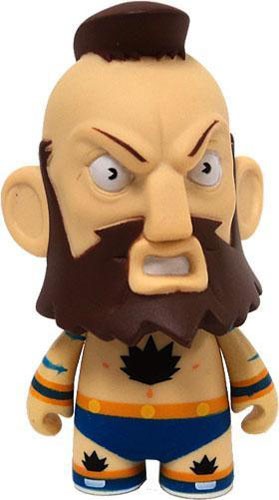 Street Fighter X Kid Robot 3'' Zangief Blue Trading Figure