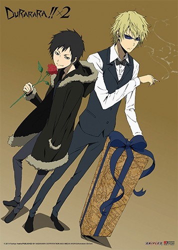 Durarara!! Izaya and Shizuo Wall Scroll Poster