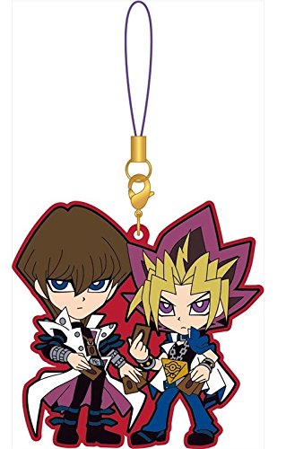 Yugioh Seto Kaiba and Yami Yugi Pairs Rubber Phone Strap picture