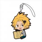 My Hero Academia Kaminari Denki Holding Logo Gyugyutto Rubber Phone Strap