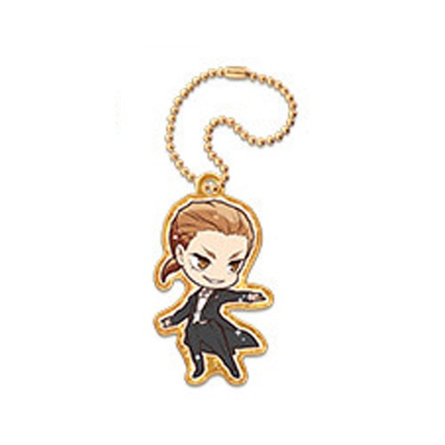 Welcome To Ballroom Gaju Akagi Metal Charm Key Chain