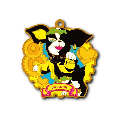 Jojo's Bizarre Adventures Iggy In Dio's Outfit Rubber Key Chain picture