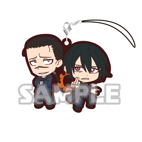 Fire Force Sagamiya Konro, Shinmon Benimaru Duos Rubber Phone Strap