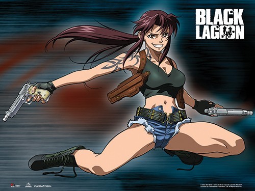 Black Lagoon Revy Wall Scroll Poster