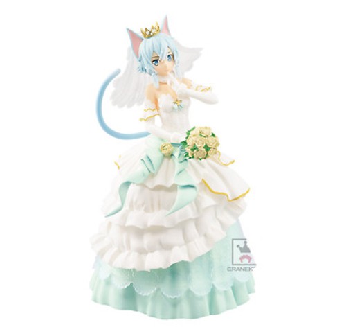 Sword Art Online 8'' Sinon Wedding Ver. EXQ Banpresto Prize Figure picture