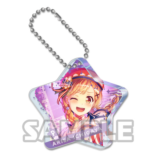 Bang Dream Arisa Ichigaya Idol Ver. Poppin' Party Star Acrylic Key Chain picture