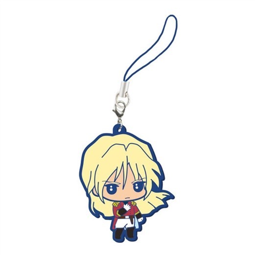 Gundam Wing Zechs Merquise Rubber Phone Strap picture