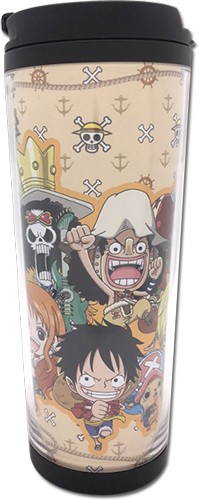 One Piece Chibi Group Tumbler Coffee Mug Cup picture