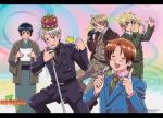 Hetalia Axis Powers Musical Group Wall Scroll