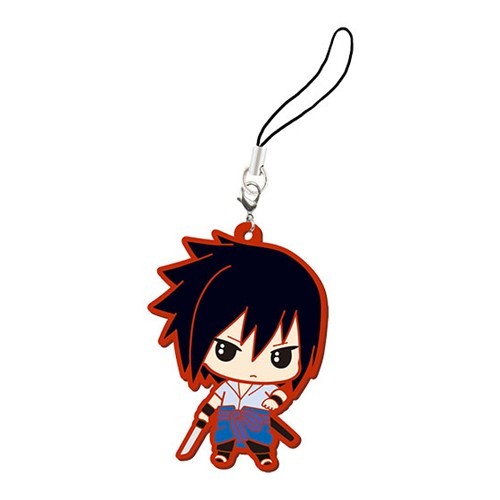 Naruto Shippuuden Sasuke Rubber Phone Strap picture