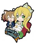 Sword Art Online Silica and Leafa GGO Rubber Phone Strap