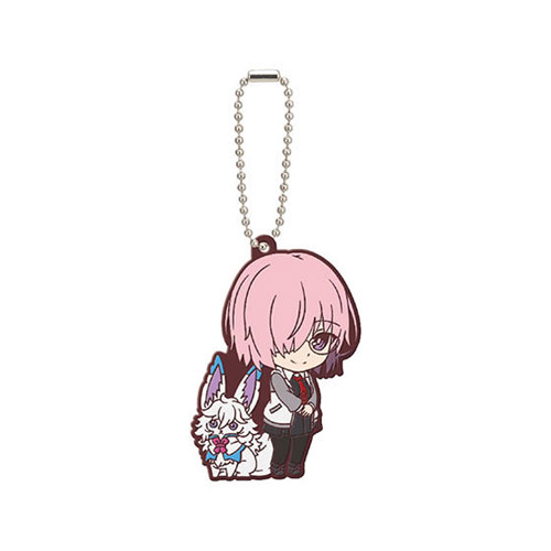 Fate Grand Order Mash Kyrielight Zettai Majuu Sensen Babylonia Capsule Rubber Mascot 1 Key Chain