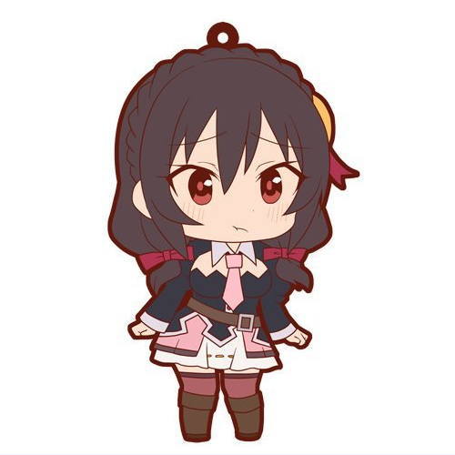 Konosuba Yunyun Niitengomu Rubber Phone Strap picture