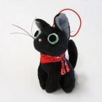 Kiki's Delivery Service 3'' Jiji Sitting Prize Plush Key Chain