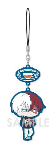 My Hero Academia Todoroki Shoto Tea Party Ver. Chara Yura Rubber Phone Strap