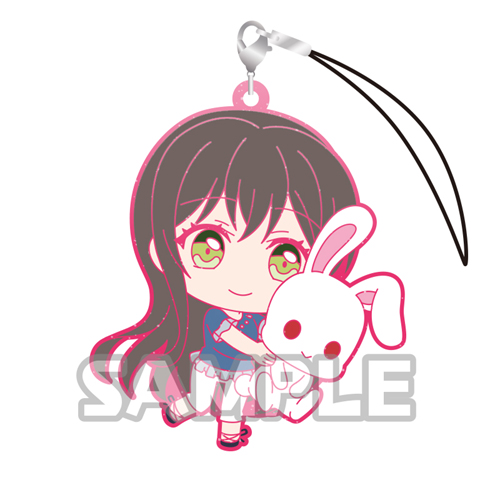Bang Dream Hanazono Tae Holding Bunny Glitter Ver. Poppin'Party Phone Strap