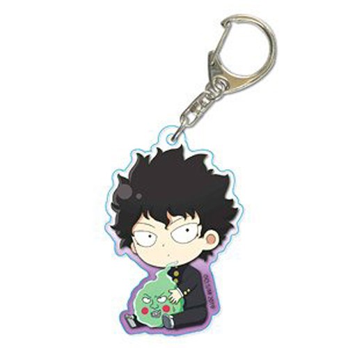 Mob Psycho 100 Kageyama Shigeo 100% Ver. Gyugyutto Acrylic Key Chain