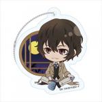 Bungo Stray Dogs Osamu Dazai Puchi Choco Fall Acrylic Kadokawa Key Chain